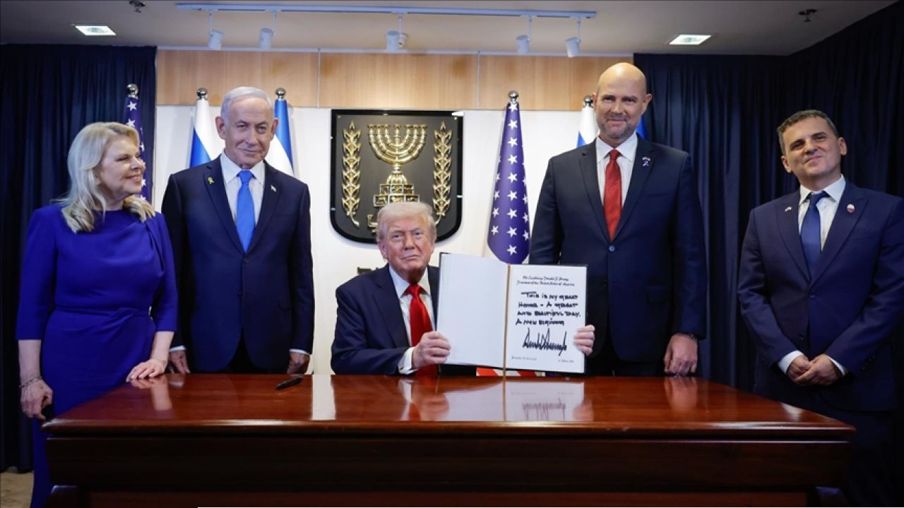 যুদ্ধ শেষ, আজ এক দারুণ দিন: ইসরায়েলি পার্লামেন্টে ট্রাম্প