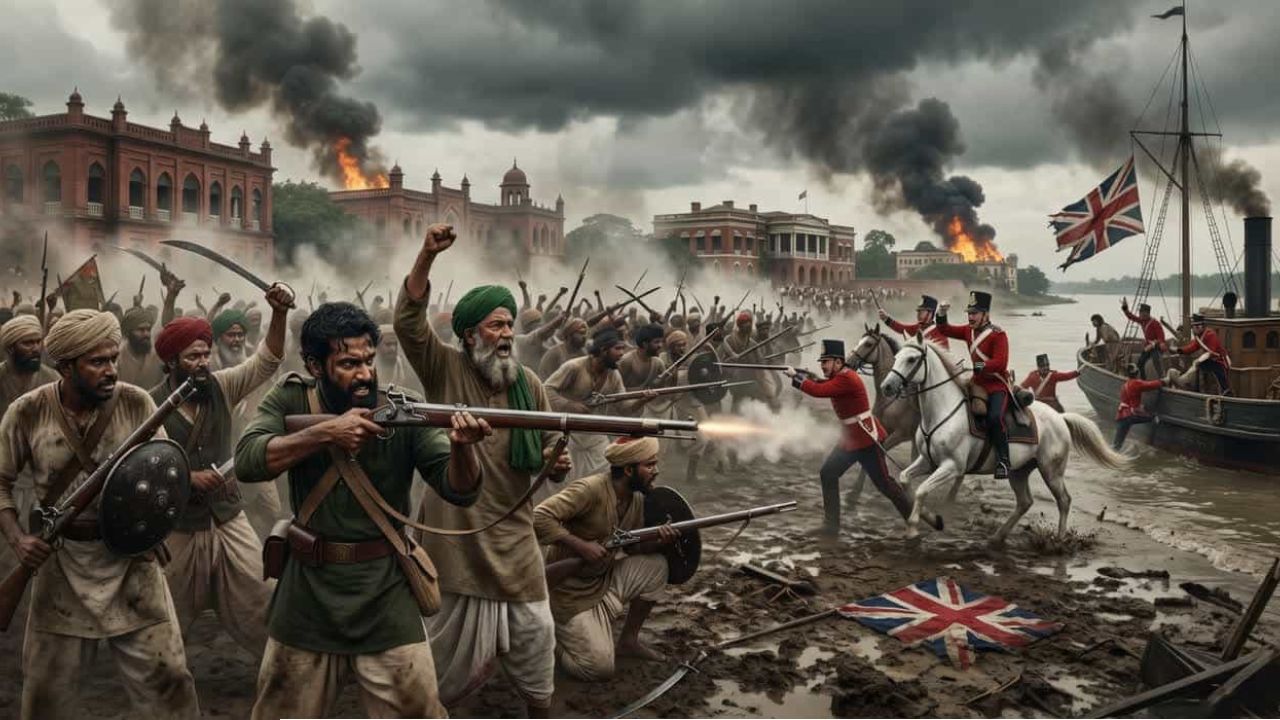 ১৮৫৭ সালের সিপাহী বিদ্রোহ: ব্রিটিশ শাসনের ভিত কাঁপিয়ে দেওয়া উপমহাদেশের প্রথম স্বাধীনতা সংগ্রামের ইতিহাস