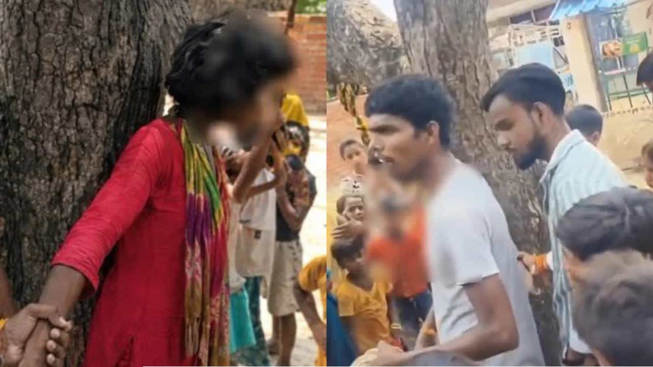 চুরির অপবাদে গাছে বেঁধে নির্যাতন: ১৪ বছরের দলিত কিশোরীকে চুল ধরে গ্রাম ঘোরানোর অভিযোগ