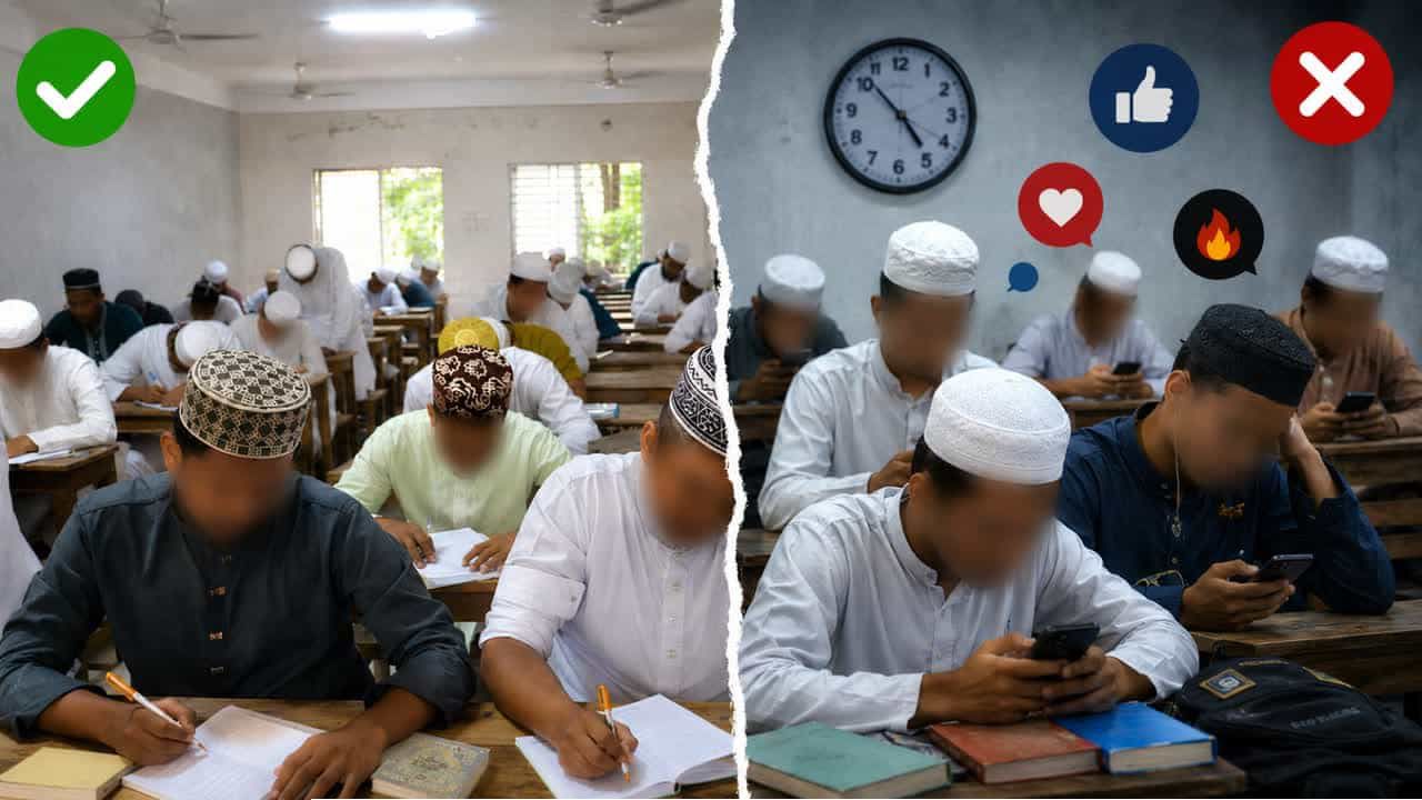 আলিয়া মাদরাসায় শিক্ষার মান অবনমন ও সোশ্যাল মিডিয়ার অপব্যবহার: সংকট ও উত্তরণের উপায়