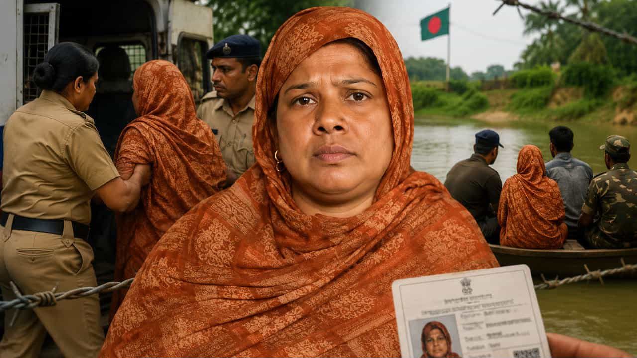 বৈধ নাগরিকত্ব সত্ত্বেও ভারতীয় মুসলিম নারীকে জোরপূর্বক বাংলাদেশে পুশব্যাক